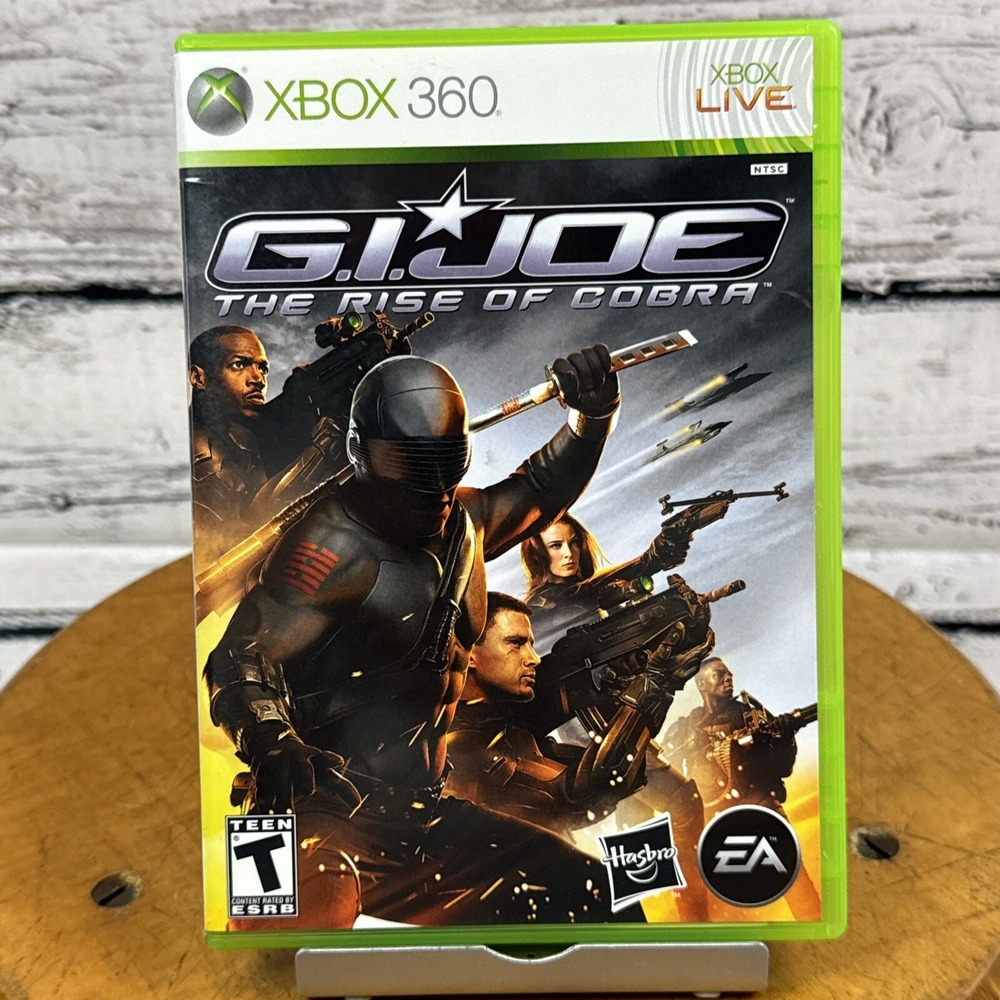 GI Joe: The Rise of Cobra‎ - Xbox 360 Video Game Hasbro EA Action Adventure